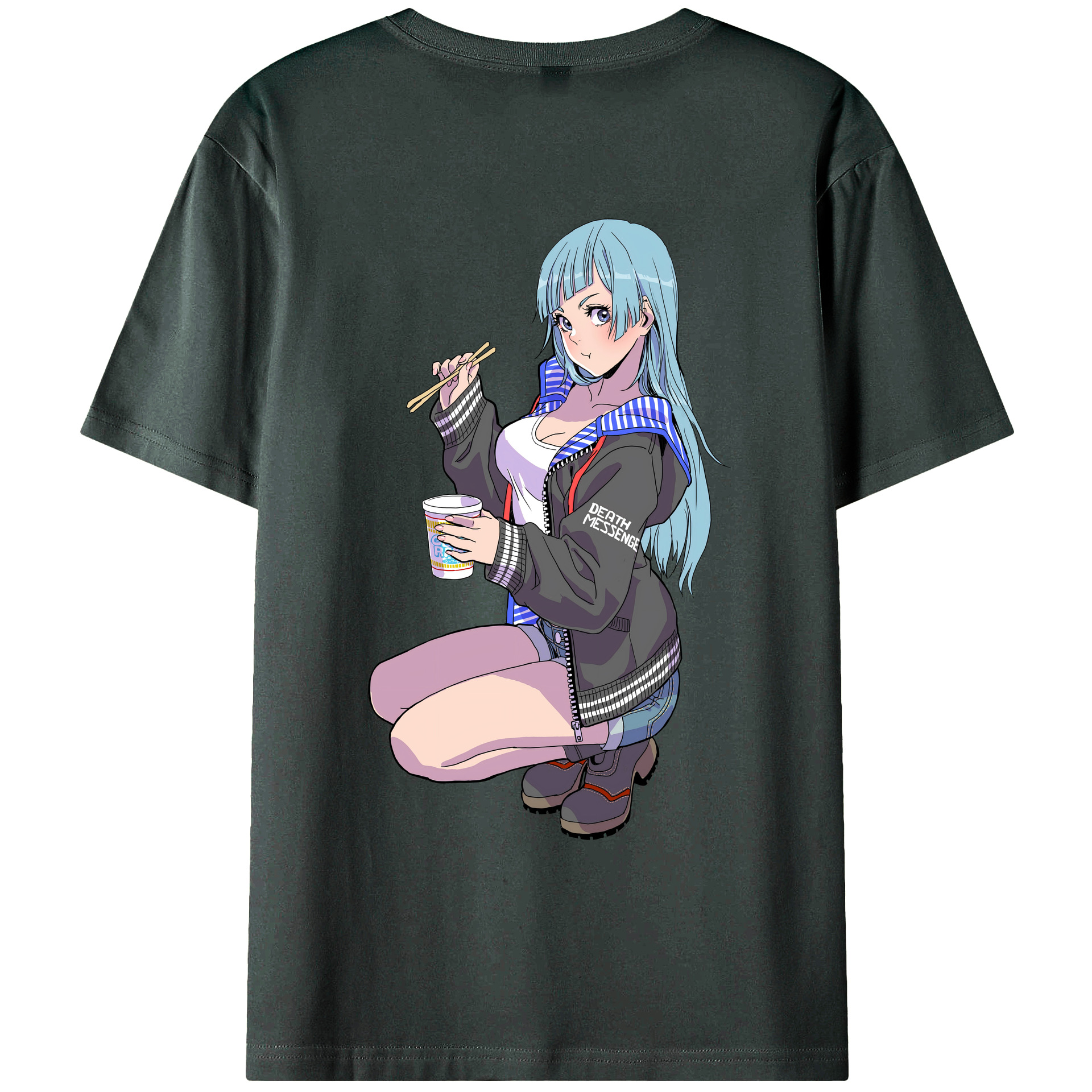 （画像用） 呪術廻戦 Jujutsu Kaisen 綿100％ メンズ半袖Tシャツ（バックプリント） 通気性